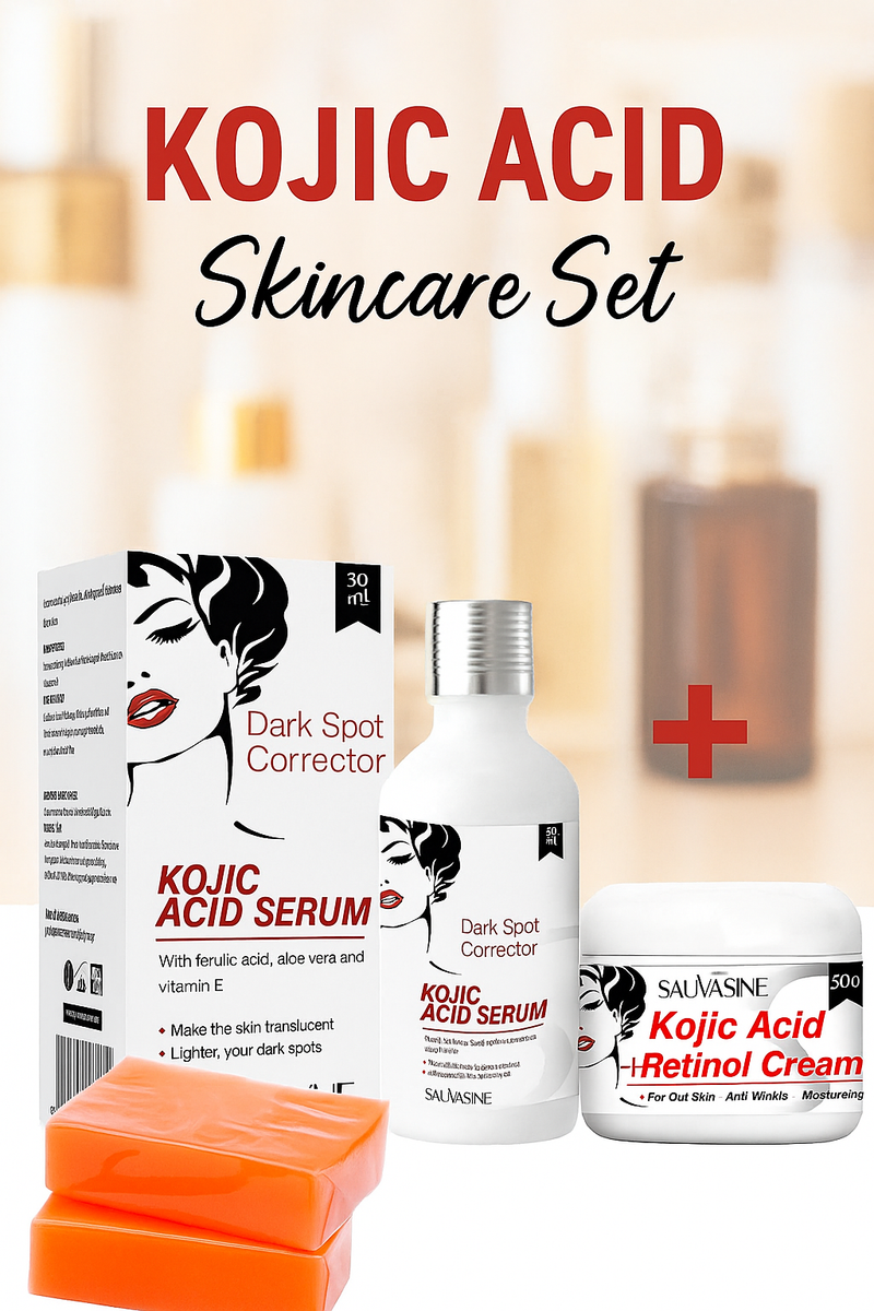 Coffret de soins  à l'acide kojique
